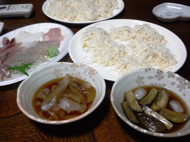 ご当地素麺（そうめん）出汁にびっくり！食材の宝庫氷見_旬な海と山の幸合体