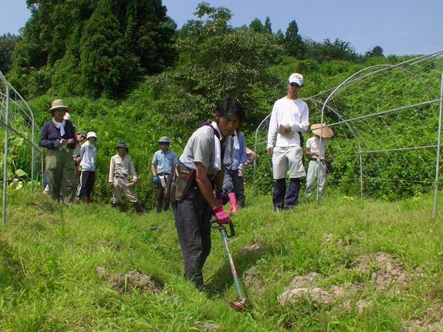 『ひみ有機の里づくり』実践学習・大地の再生講座　富山有機の杜づくり【７月編】