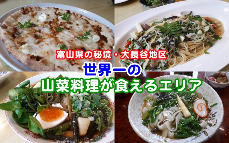 世界一の山菜料理エリア 富山市大長谷地区 イタリアン 手打ち蕎麦 新たな自然栽培フォー 都市と田舎の架け橋に 味よし人よし笑顔よし 世界一の山菜料理エリア 富山市大長谷地区 イタリアン 手打ち蕎麦 新たな自然栽培フォー 都市と田舎の架け橋に 味よし人よし笑顔よし