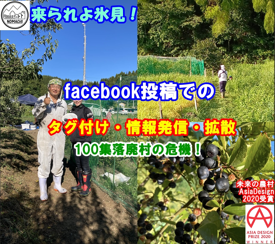 facebook投稿でのタグ付け／情報発信・拡散