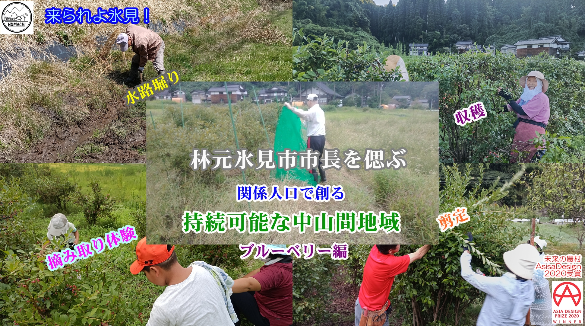 関係人口で築く未来の農村・ブルーベリー編